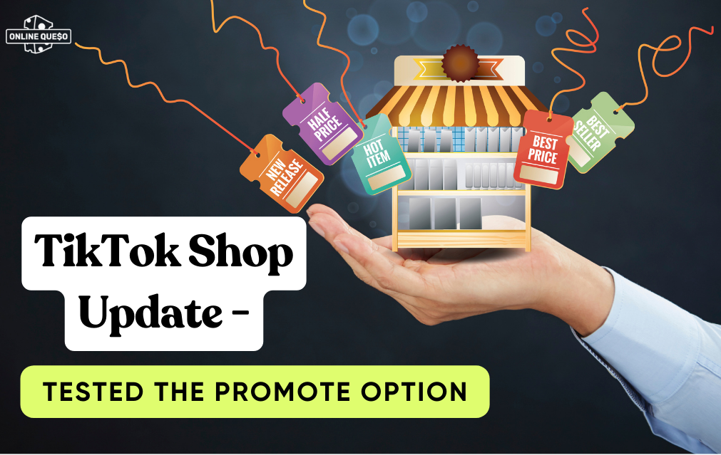 TikTok Shop Update - Tested the Promote option